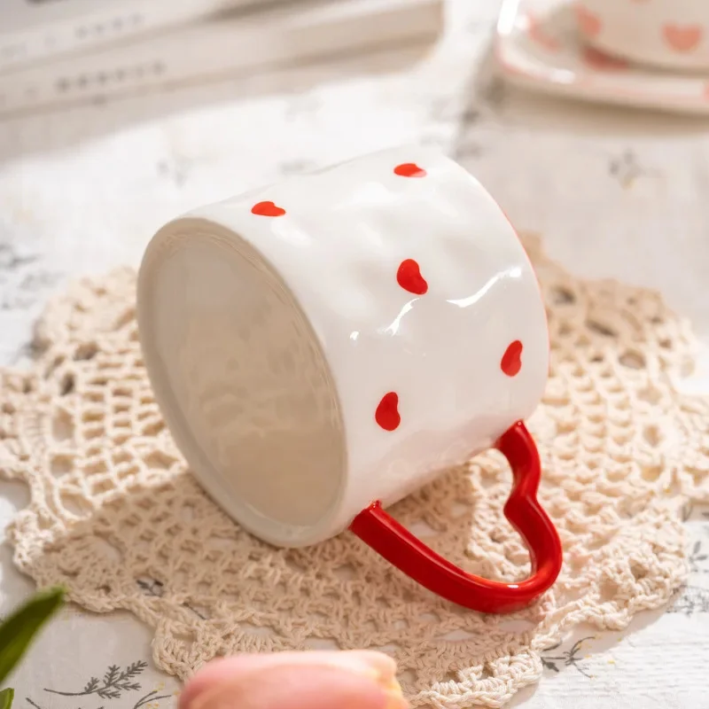Ceramic Mug Creative Cute Hand - Coffee Tea Love recension och pris