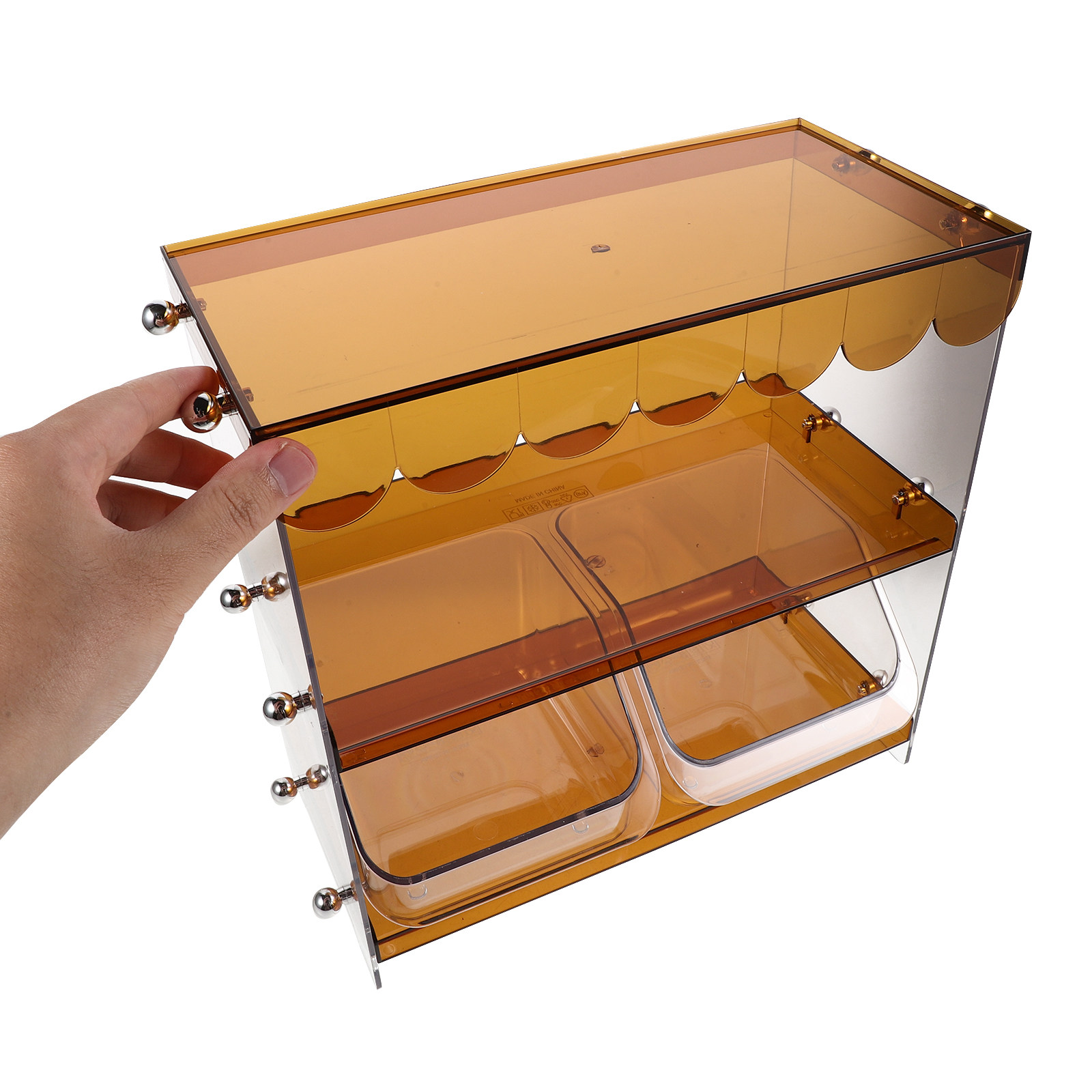 2-Tier Tea Bag Organizer Chest - Coffee Tea Drawer Organizer recension och pris