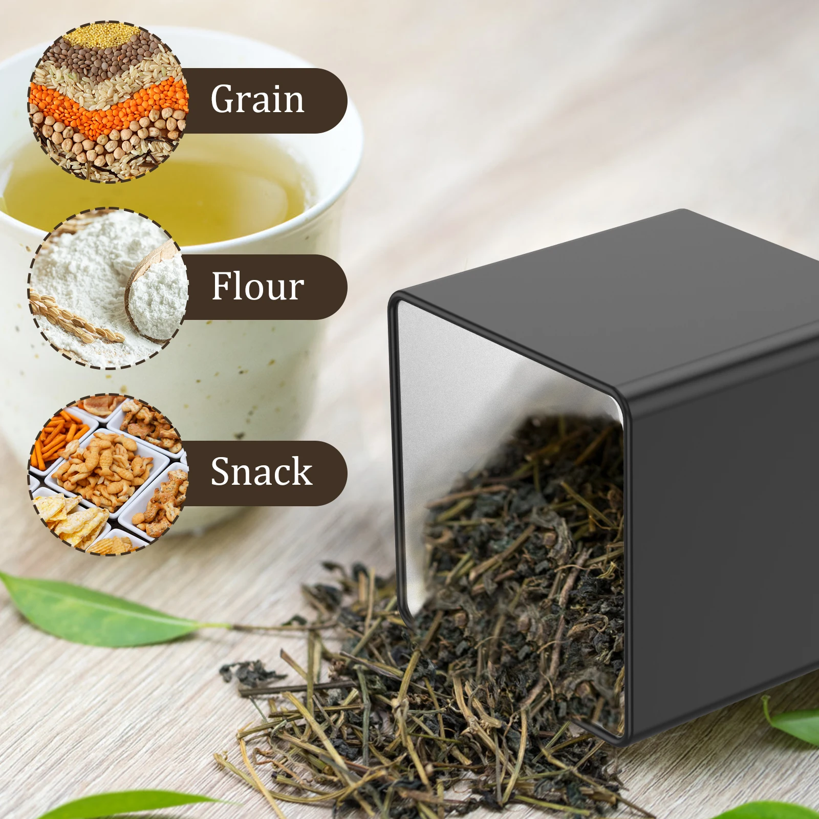 3Pcs Set 500ml Tea Sugar Coffe - Coffee Tea Jar Set recension och pris