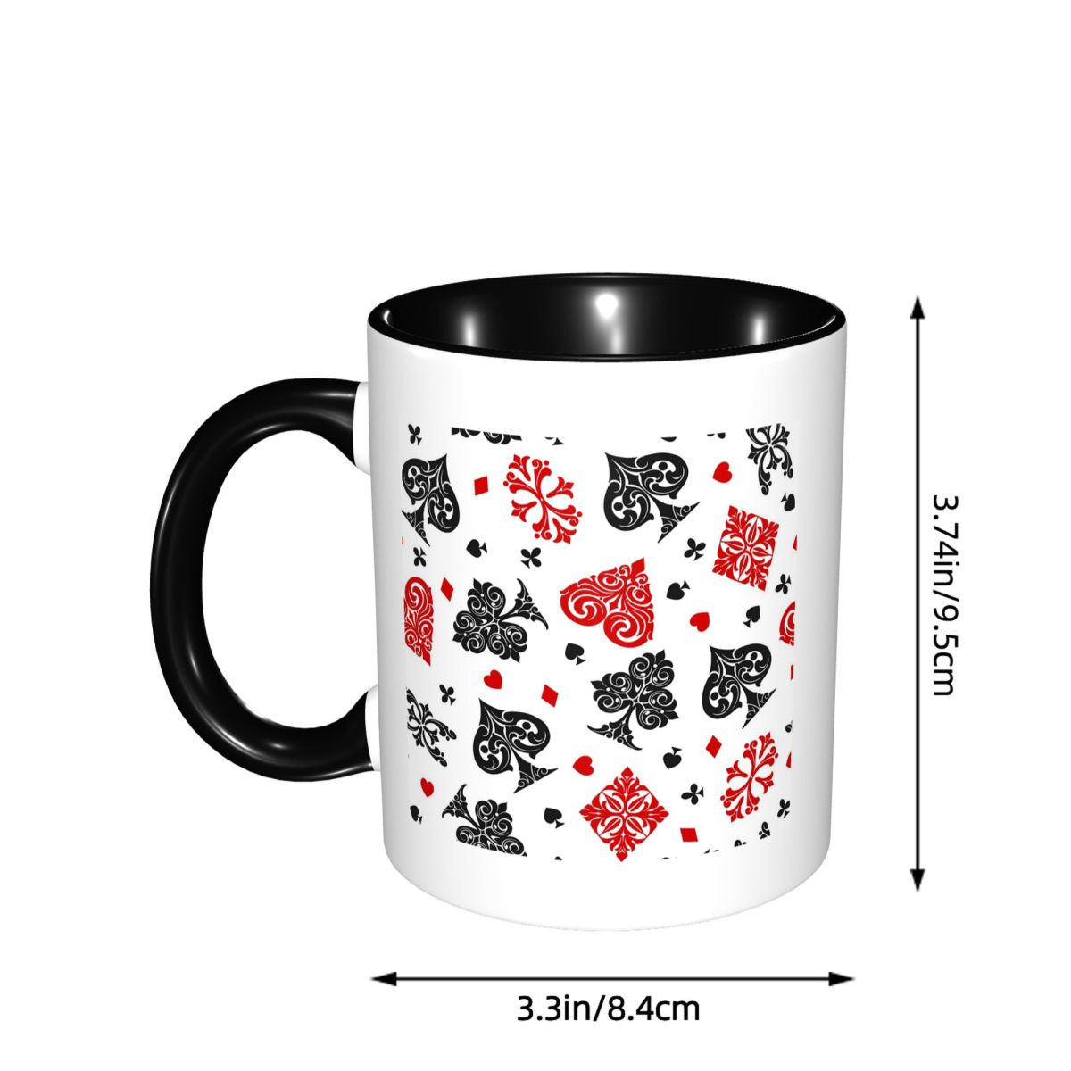 Playing Card Icons Mug Funny C - Coffee Tea Icon recension och pris