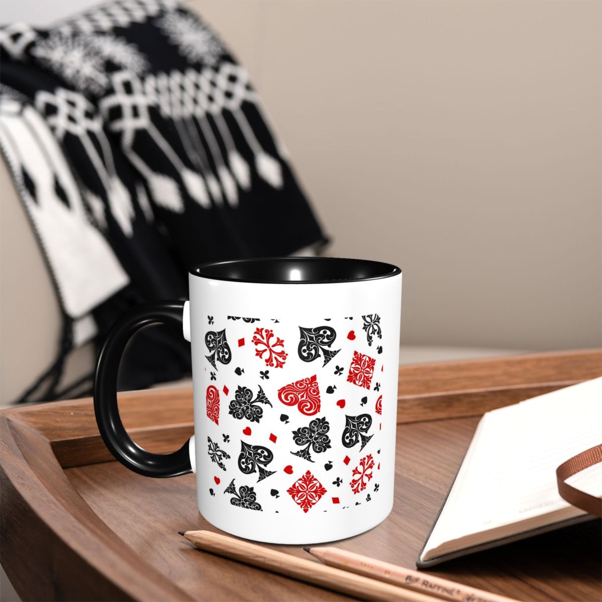 Playing Card Icons Mug Funny C - Coffee Tea Icon recension och pris