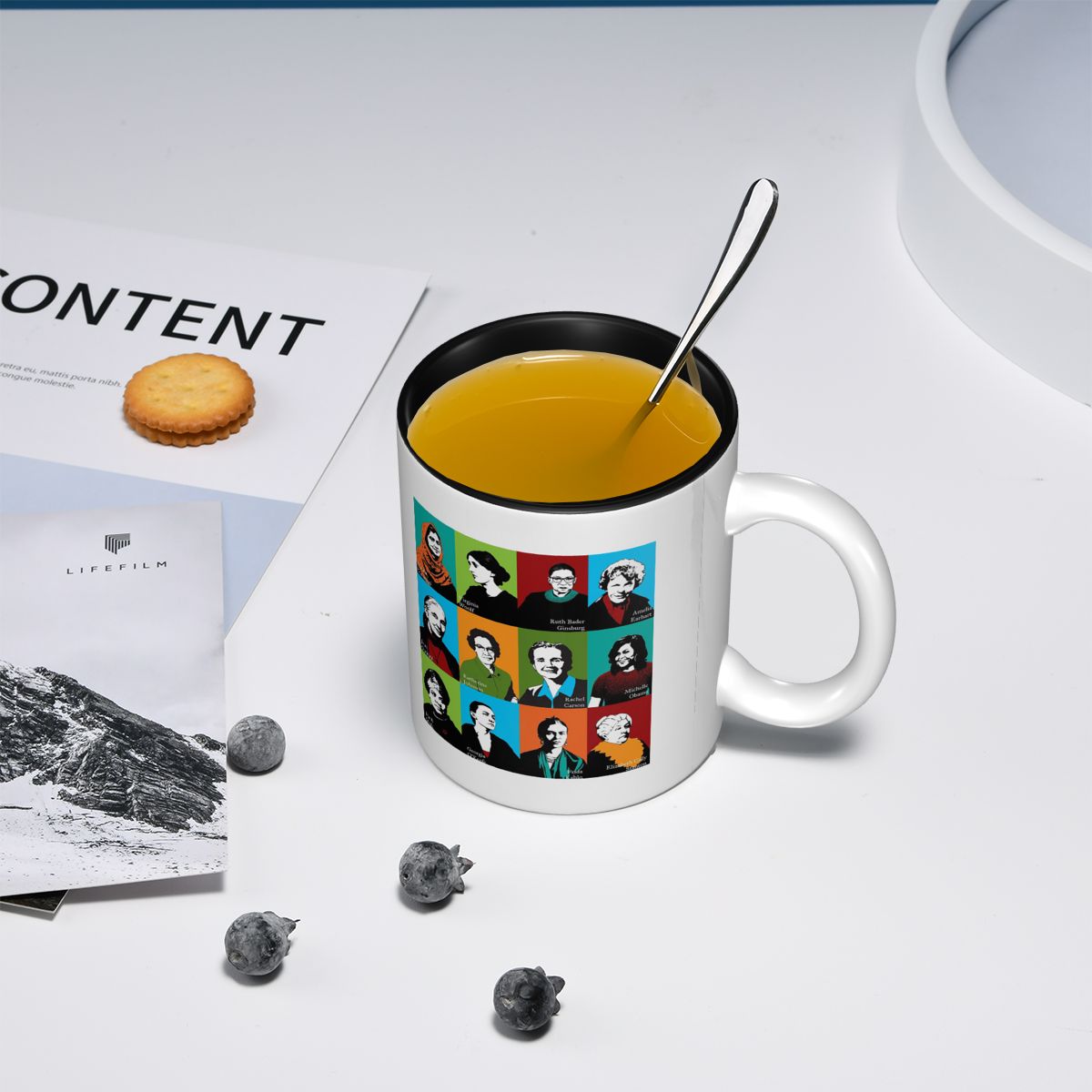 Feminist Icons Mug Funny Ceram - Coffee Tea Icon recension och pris