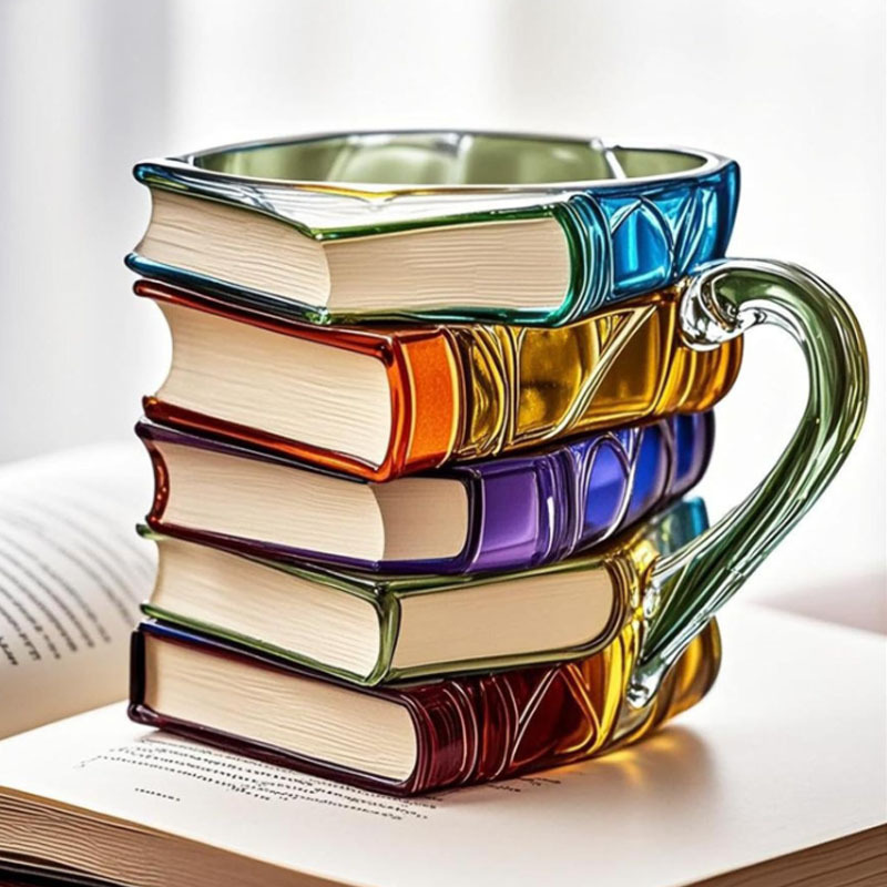 Book Coffee Mug Cappuccino col - Coffee Tea Library recension och pris