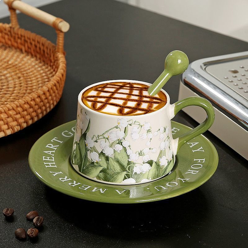Original Hand Painted Lily of  - Valley Tea And Coffee recension och pris