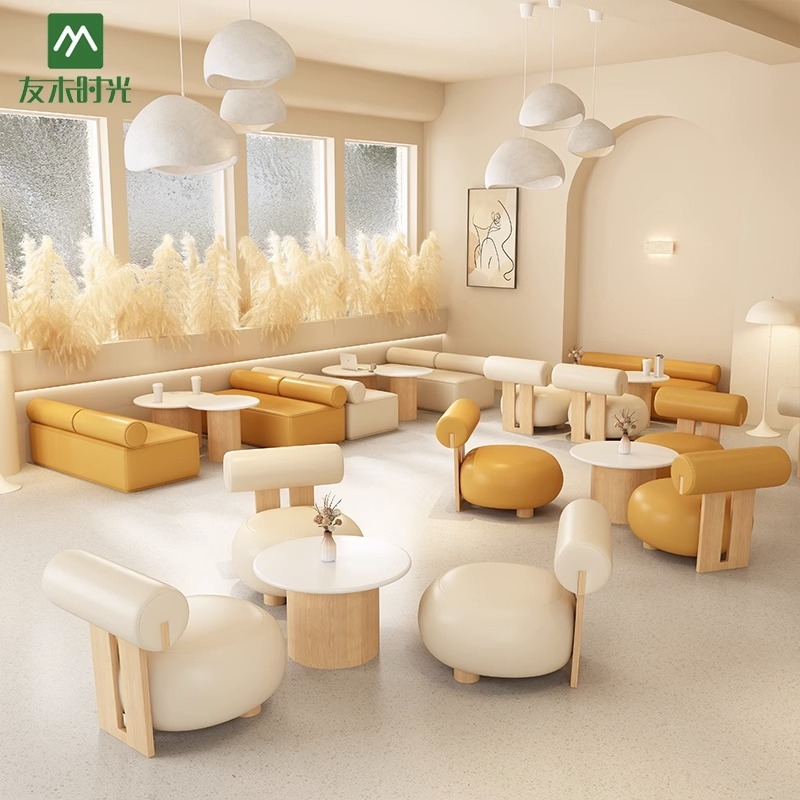 Restaurant Booth Set-Colored D - Coffee Tea Library recension och pris