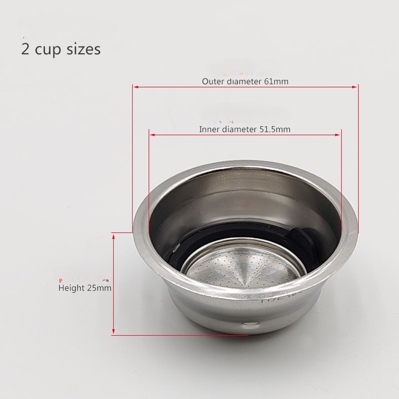 51mm Pressurized Porous Filter - Coffee Tea Press recension och pris