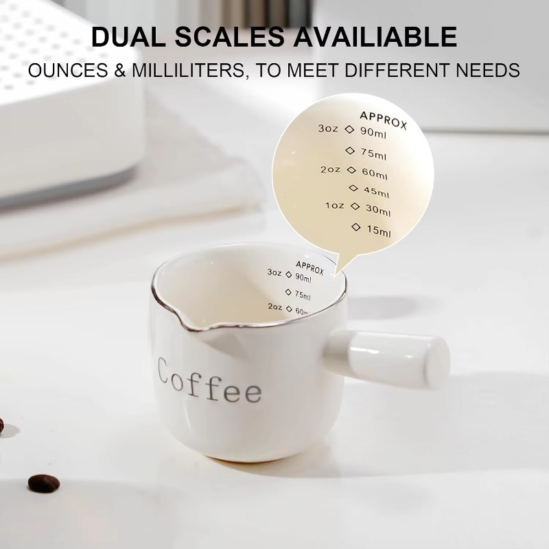 Mini Ceramic Coffee Cup with H - Coffee Tea Milk recension och pris