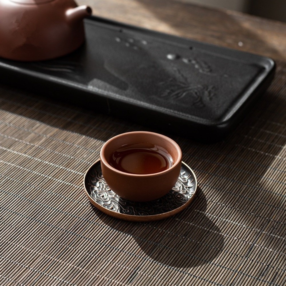 New Retro Alloy Coaster Lucky  - Coffee Tea Stand recension och pris