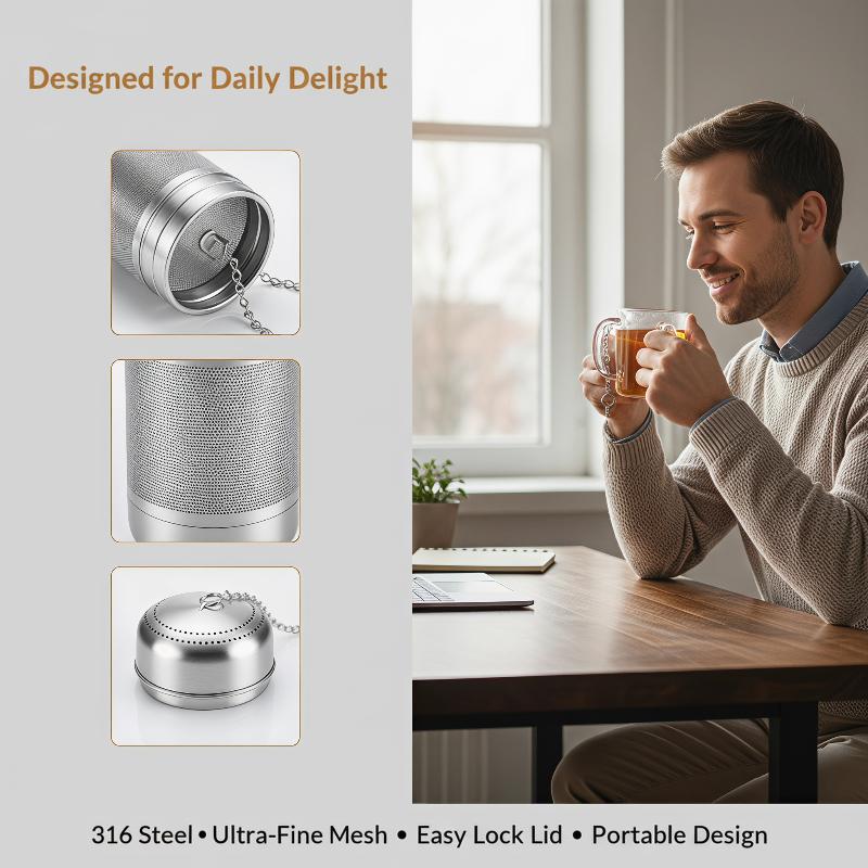 Stainless Steel Tea Infuser St - Coffee Tea Spices recension och pris