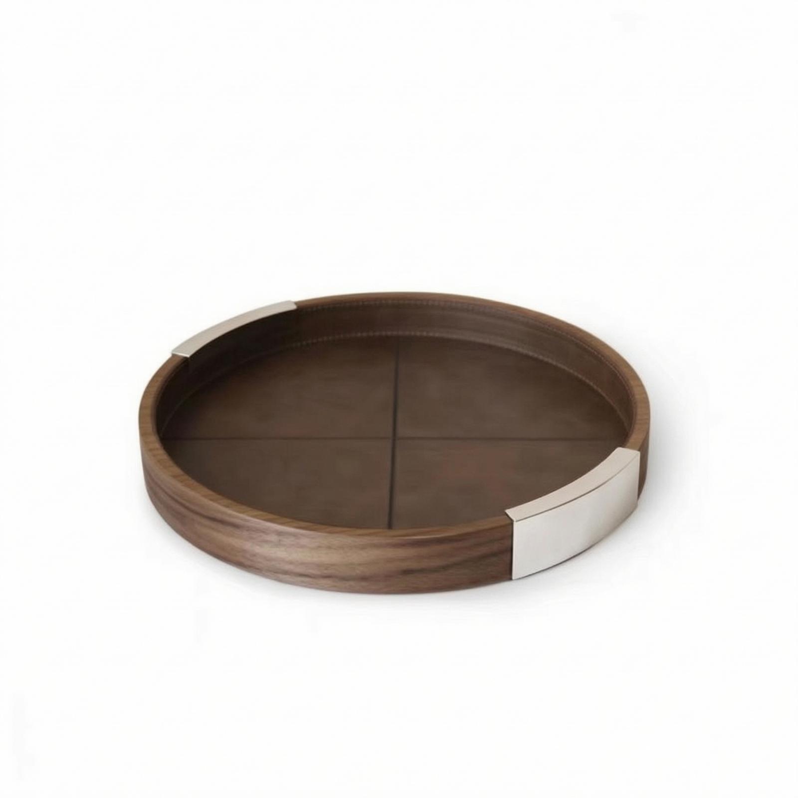 Walnut Wood Tray Minimalist Tr - Tea Coffee Set Up recension och pris