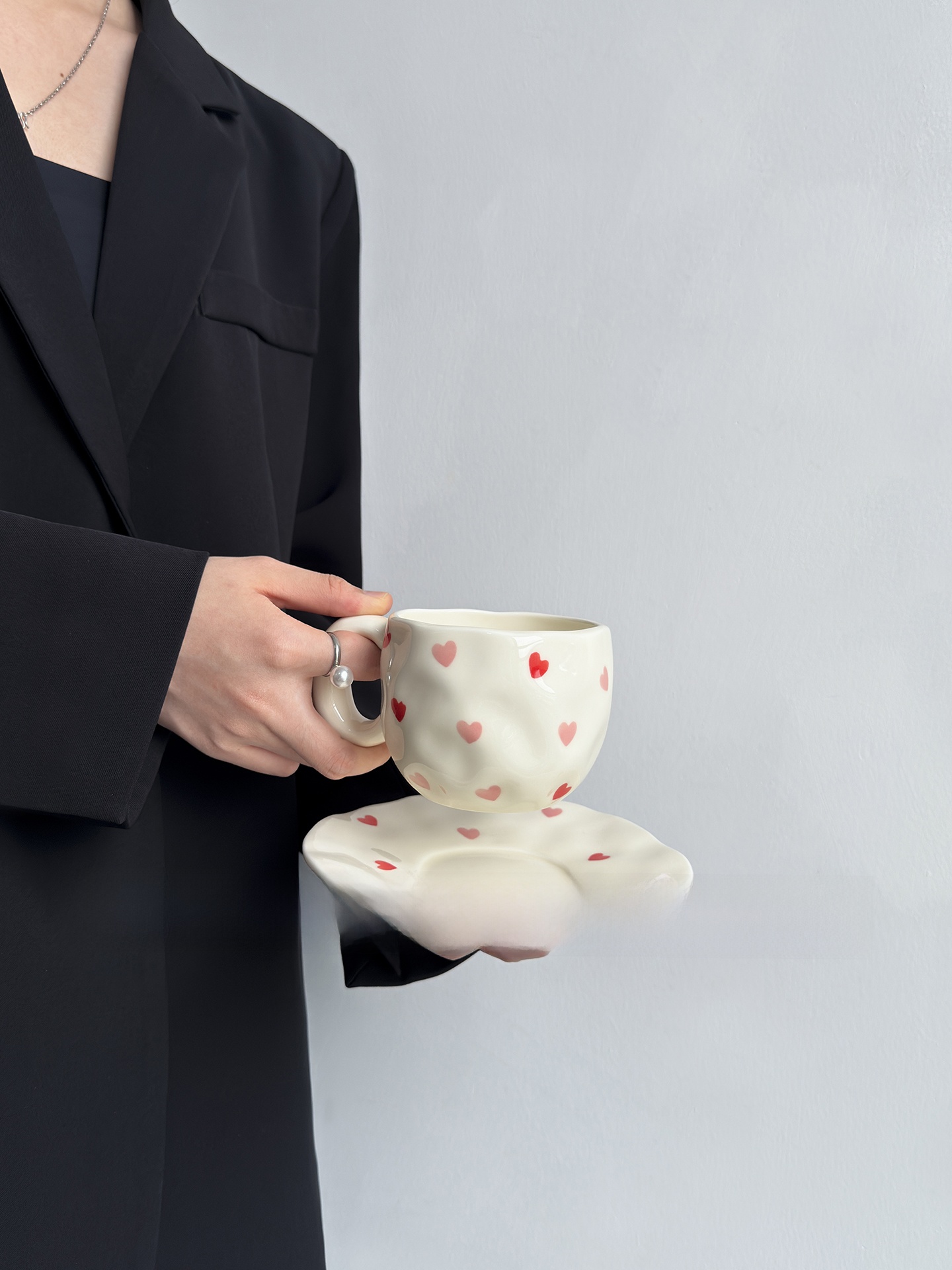 Handmade Orange Coffee Cup And - Coffee Tea Love recension och pris