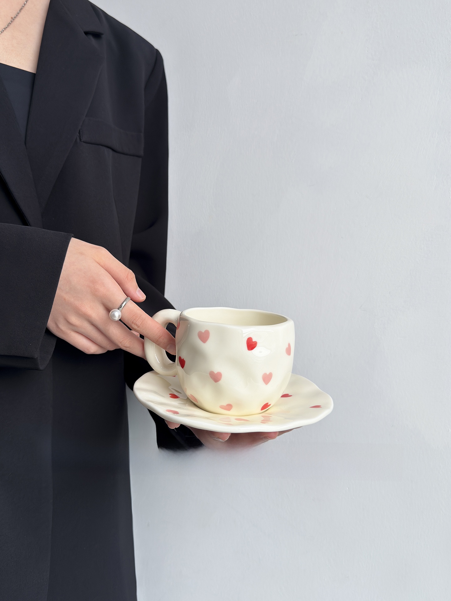 Handmade Orange Coffee Cup And - Coffee Tea Love recension och pris