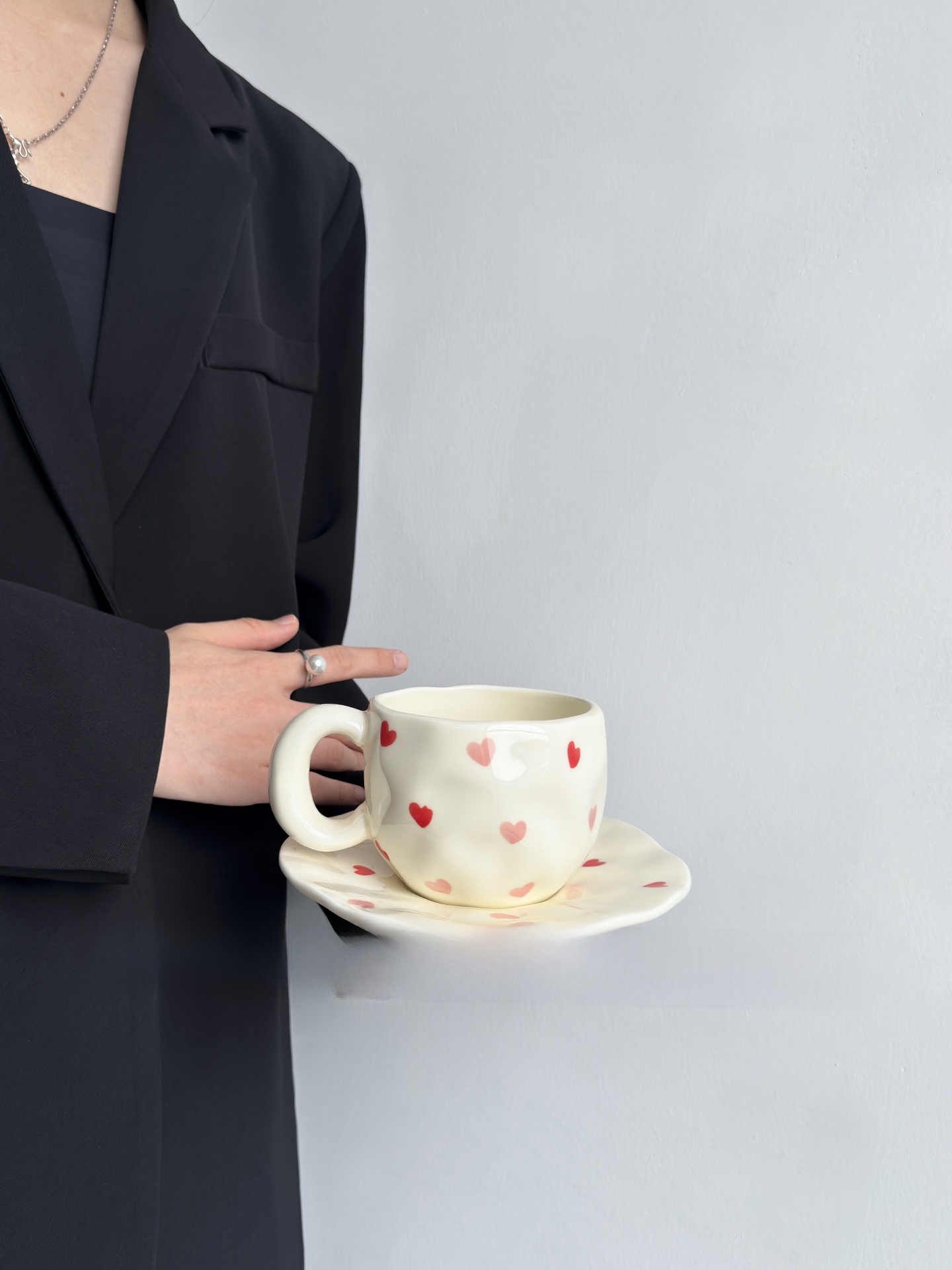 Handmade Orange Coffee Cup And - Coffee Tea Love recension och pris