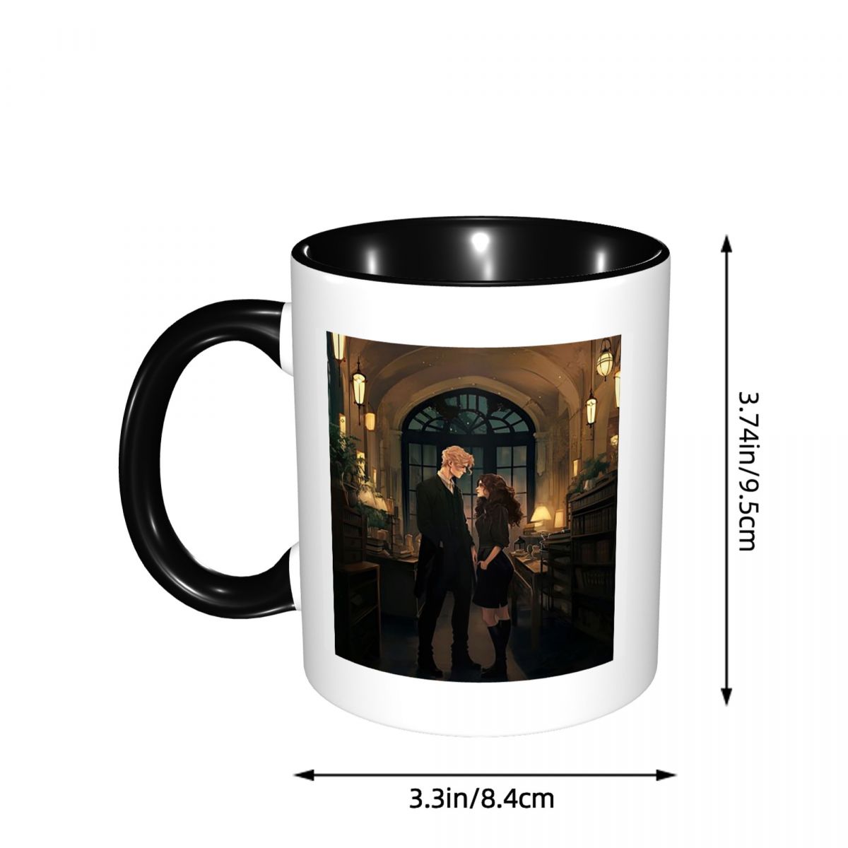Dramione At The Library Mug Fu - Coffee Tea Library recension och pris