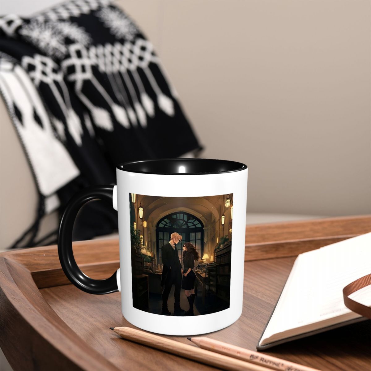 Dramione At The Library Mug Fu - Coffee Tea Library recension och pris
