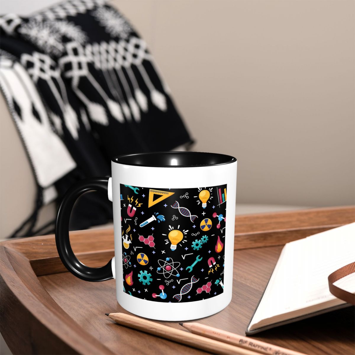 STEM Icons Pattern Science Eng - Coffee Tea Icon recension och pris