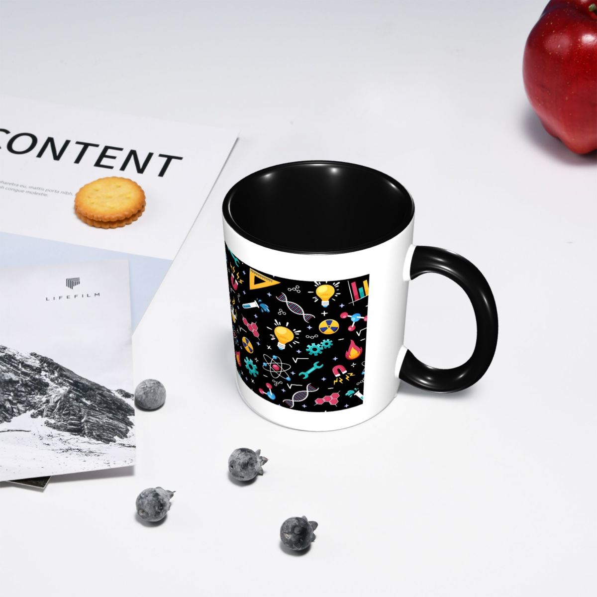 STEM Icons Pattern Science Eng - Coffee Tea Icon recension och pris