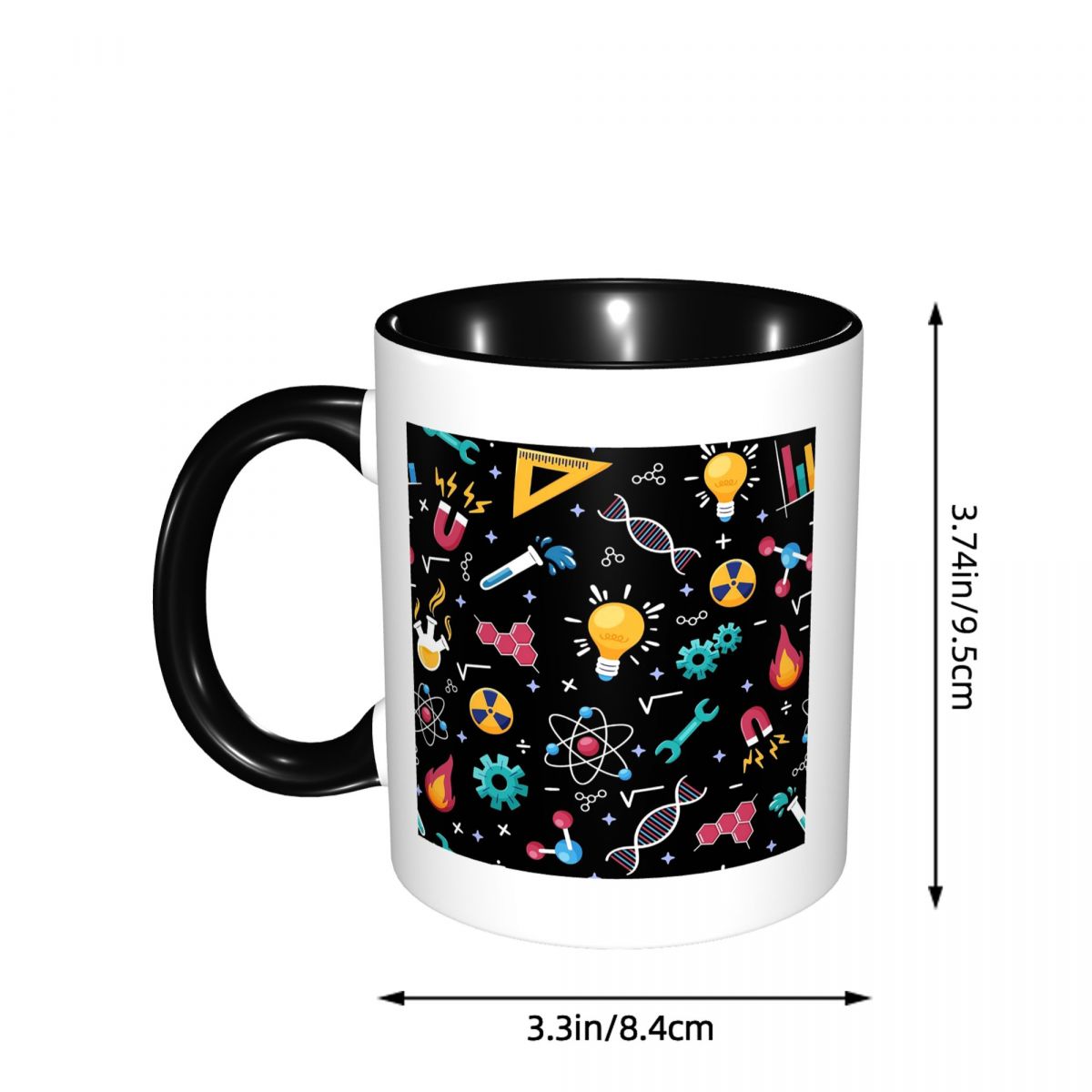 STEM Icons Pattern Science Eng - Coffee Tea Icon recension och pris