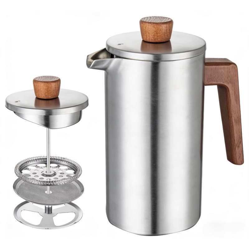 JUSTINLAU 1000ml Stainless Ste - Coffee Tea Press recension och pris