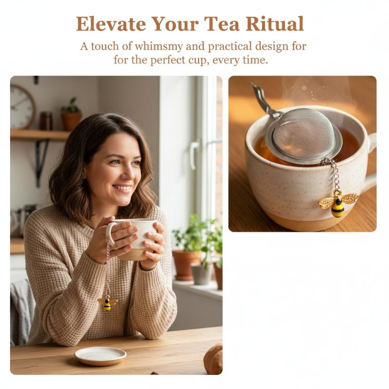 2Pcs Stainless Steel Tea Infus - Coffee Tea Spices recension och pris