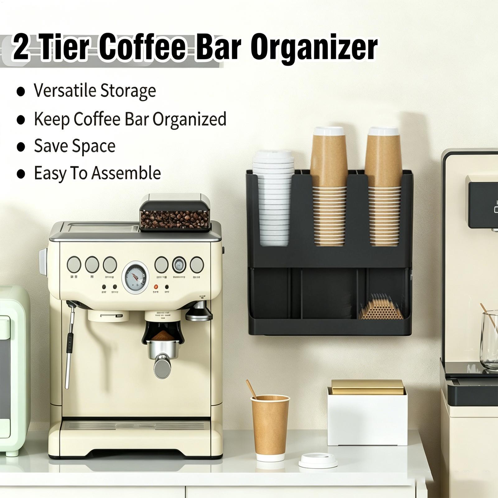 Coffee Organizer Station 6-Com - Tea Coffee Set Up recension och pris