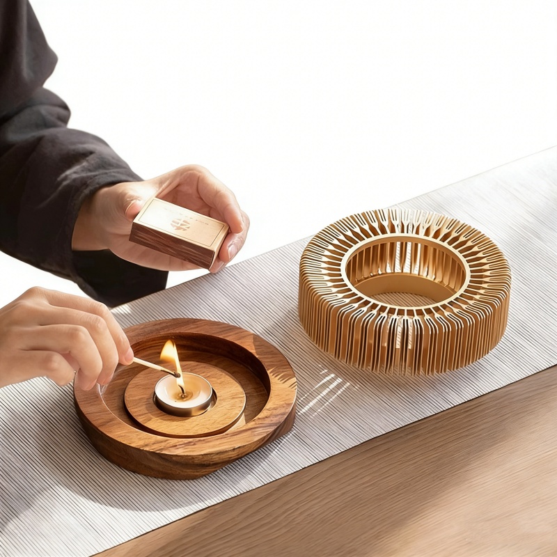 Gold Hollow Aluminum Alloy Tea - Coffee Tea Stand recension och pris