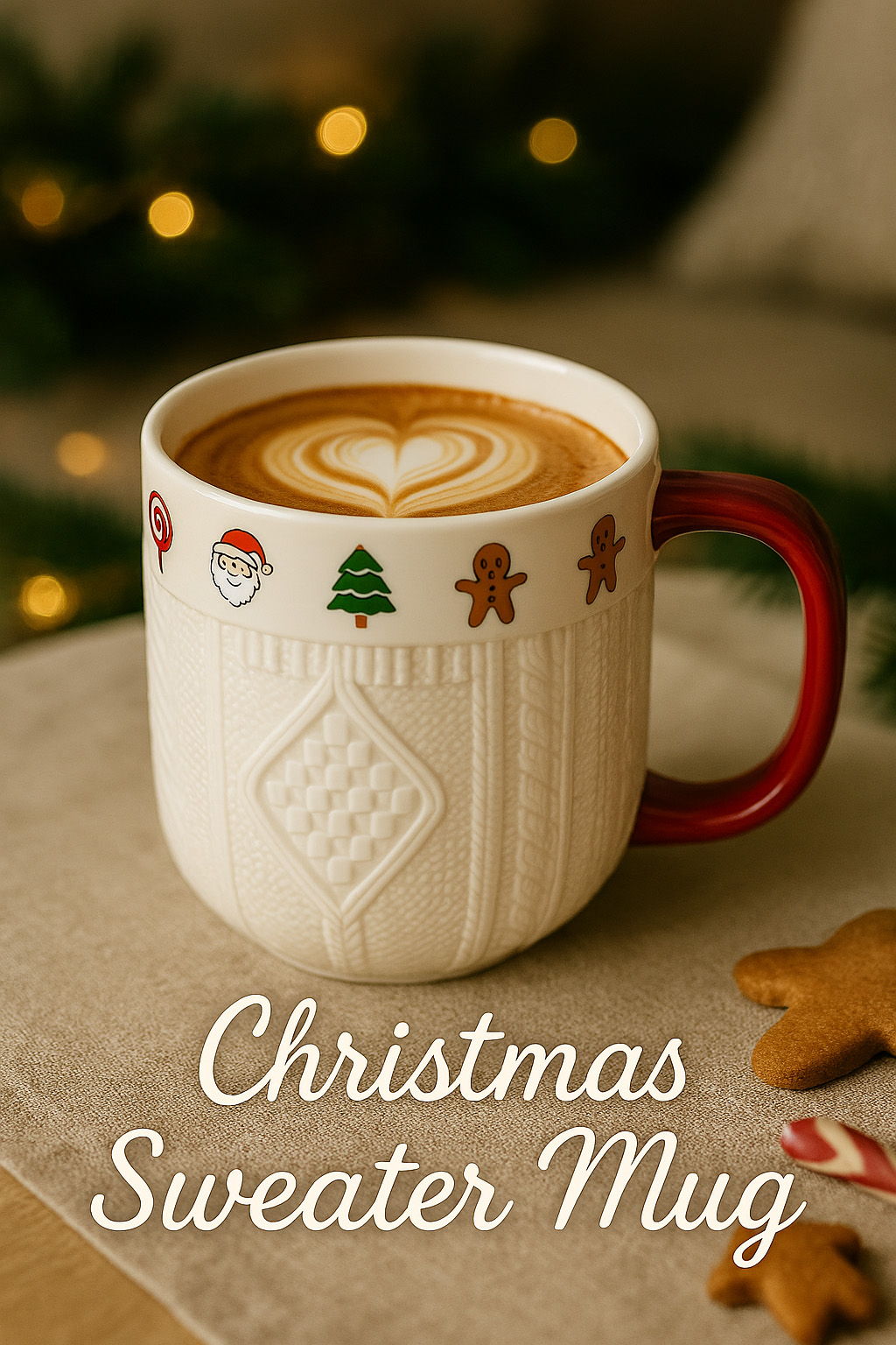 380ml Christmas Sweater Cerami - Coffee Tea Icon recension och pris