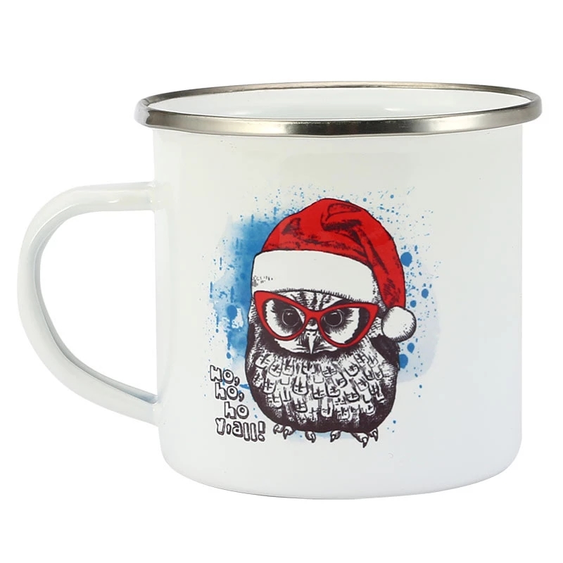 350ML Enamel Coffee Mug DIY LO - Coffee Tea Name recension och pris
