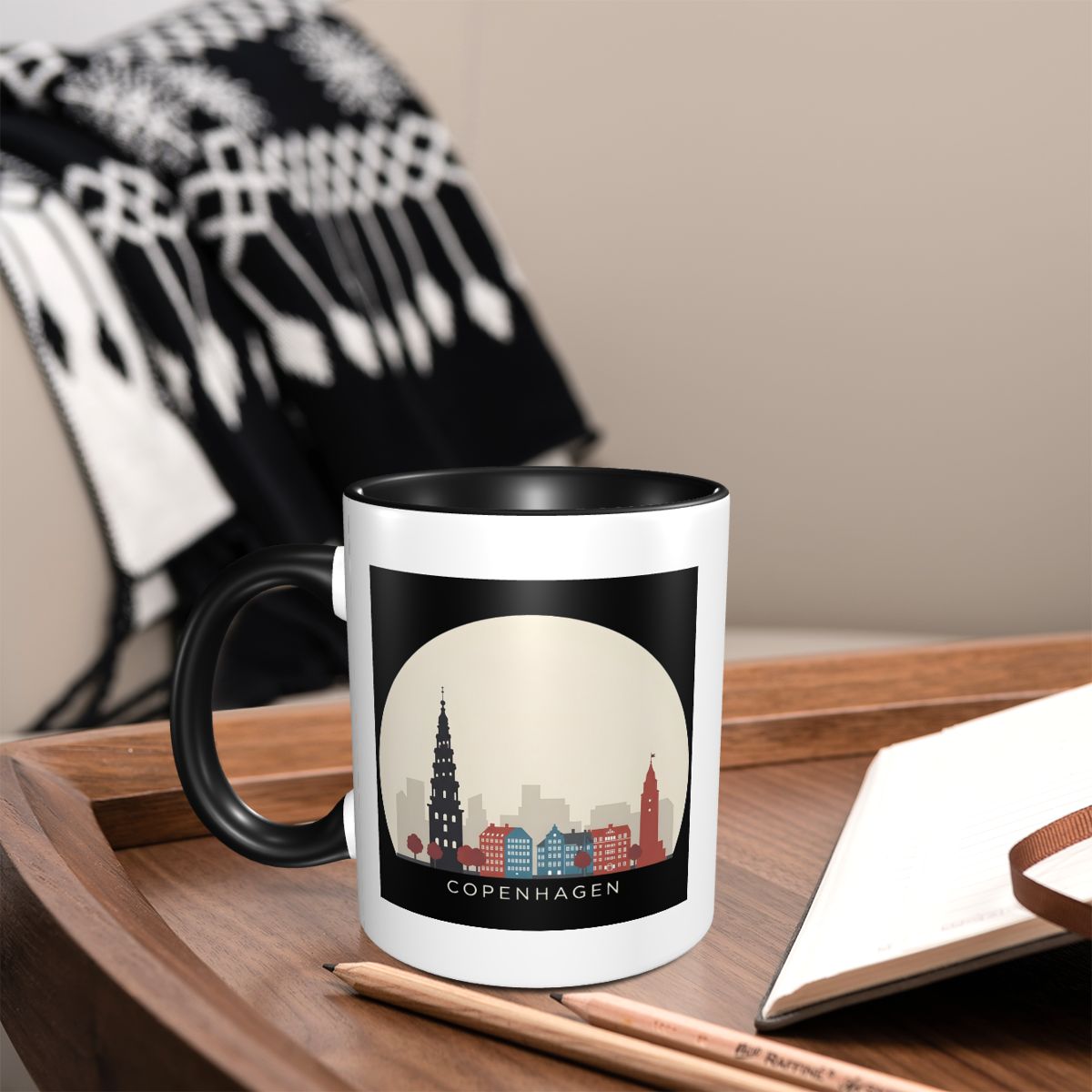 Copenhagen Travel Icon Mug Fun - Coffee Tea Icon recension och pris