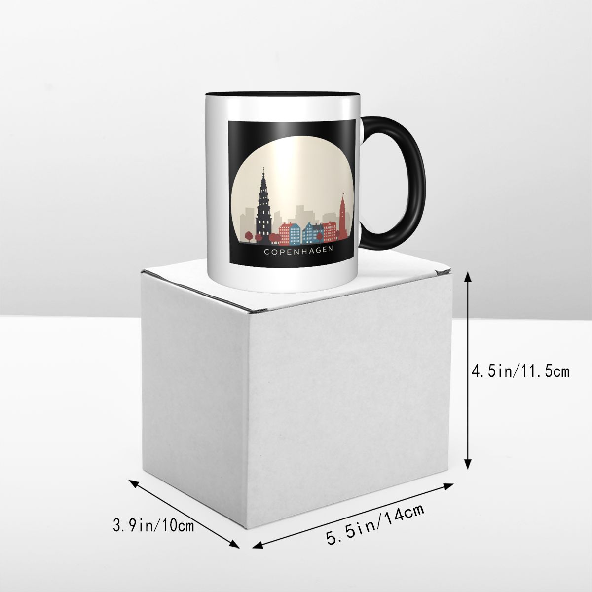 Copenhagen Travel Icon Mug Fun - Coffee Tea Icon recension och pris