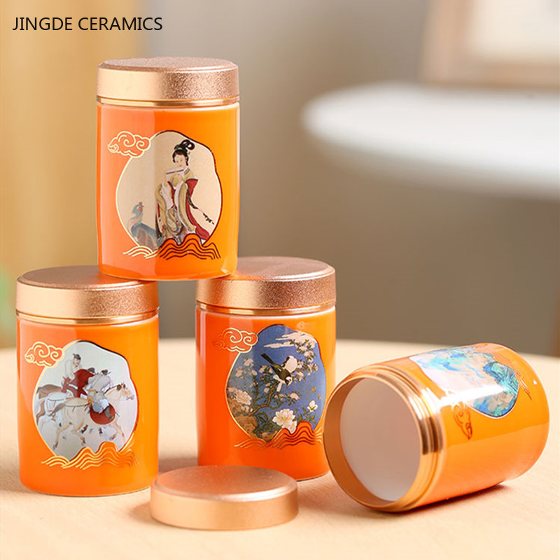 1pc Chinese Portable Travel Te - Coffee Tea Jar Set recension och pris