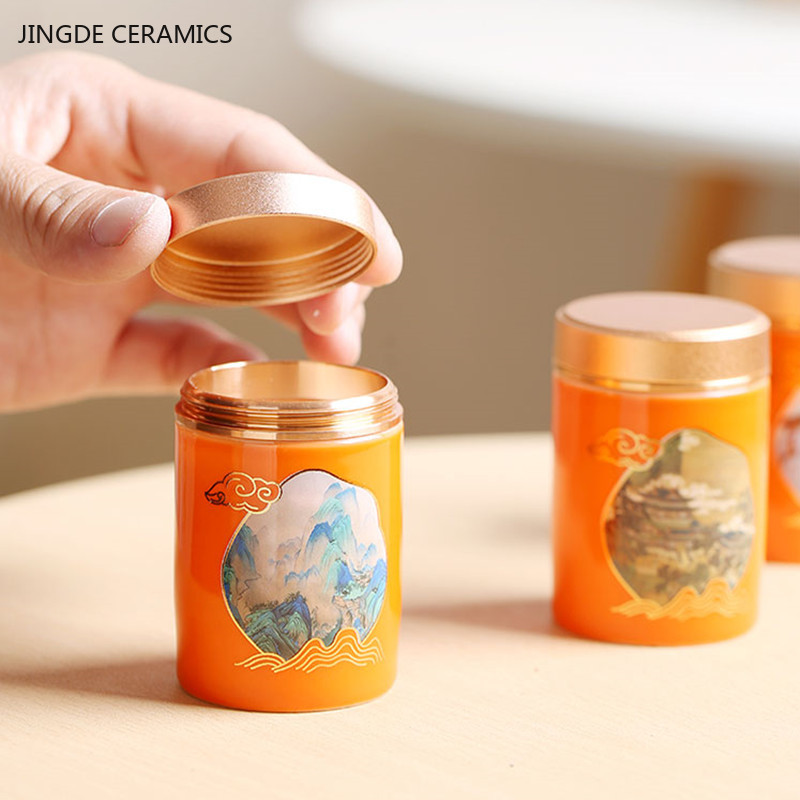 1pc Chinese Portable Travel Te - Coffee Tea Jar Set recension och pris