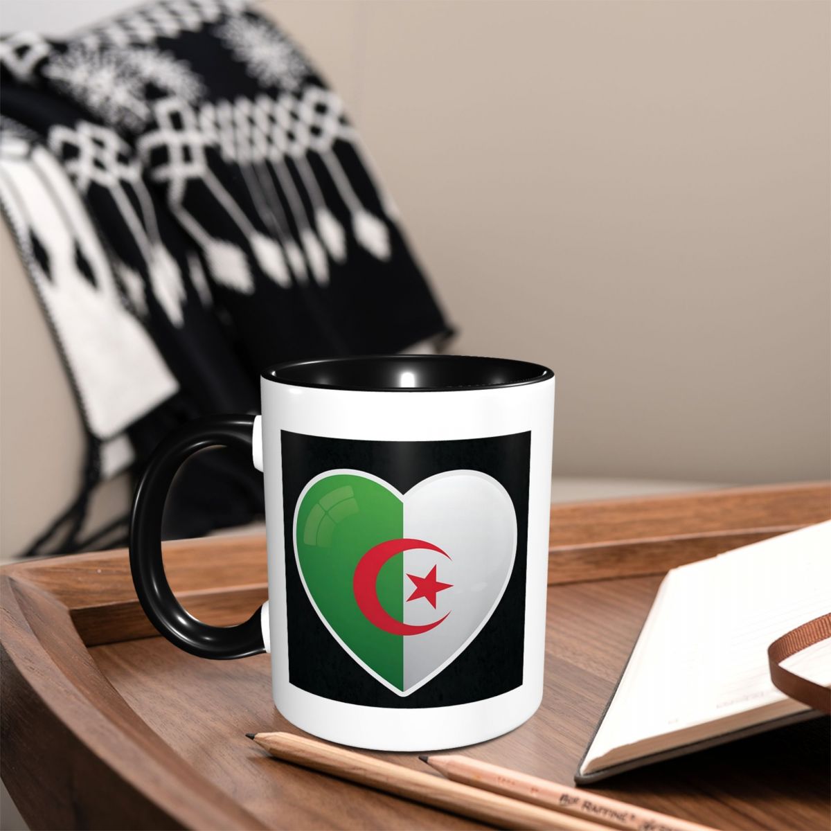 Algeria Algerian Flag Love Ico - Coffee Tea Icon recension och pris