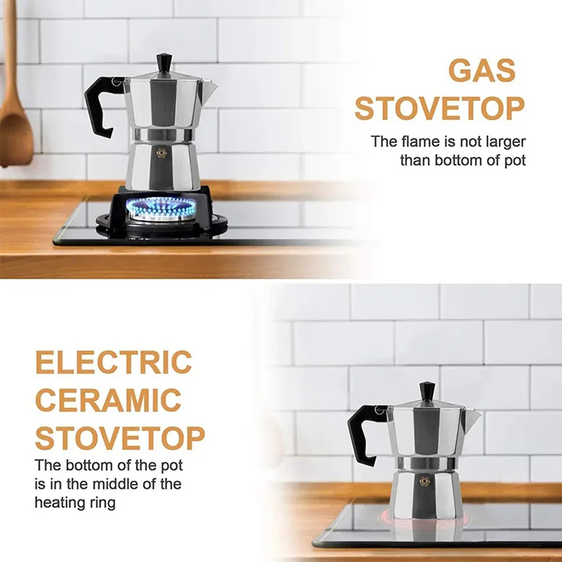 Moka Pot Italian Coffee Machin - Moka Pot Stove recension och pris