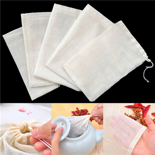 1pc/10Pcs Cotton Tea Bags Musl - Coffee Tea Spices recension och pris
