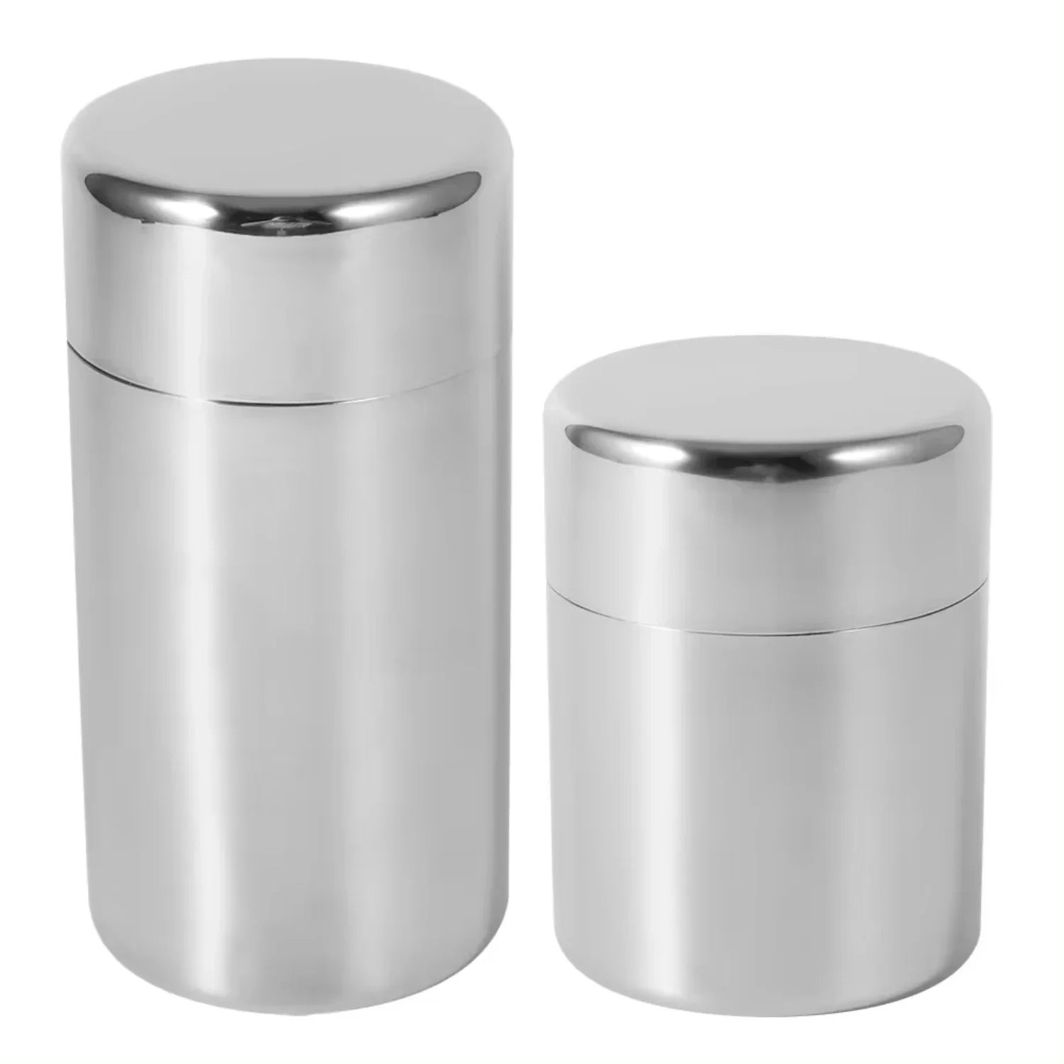 Stainless Steel Tea Leaf Tins  - Coffee Tea Sugar Canisters recension och pris