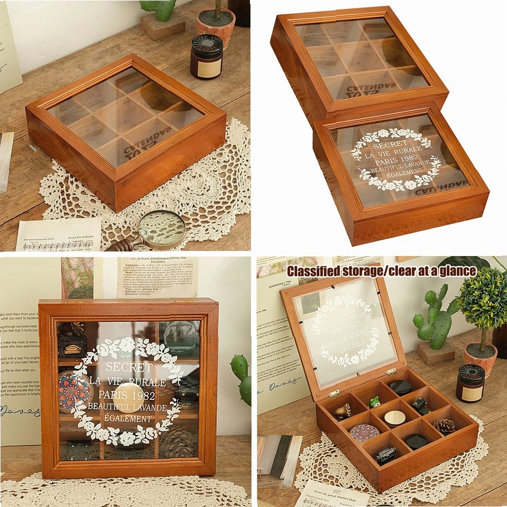 Wood Tea Bag Holder with Drawe - Coffee Tea Drawer Organizer recension och pris