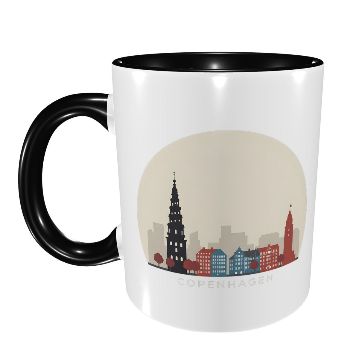 Copenhagen Travel Icon Mug Fun - Coffee Tea Icon recension och pris