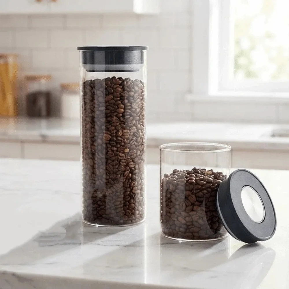 Glass Vacuum Sealed Tank Trans - Coffee Tea Press recension och pris
