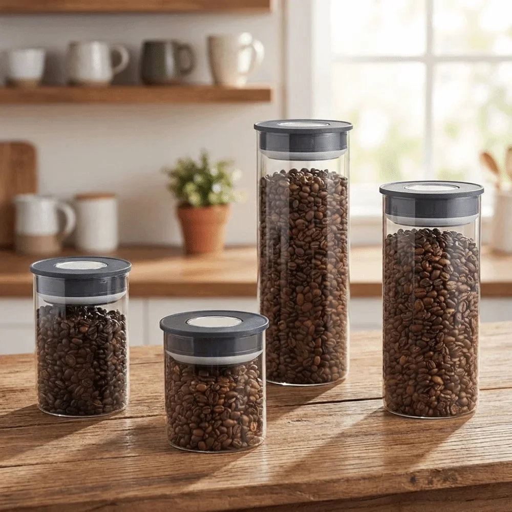 Glass Vacuum Sealed Tank Trans - Coffee Tea Press recension och pris
