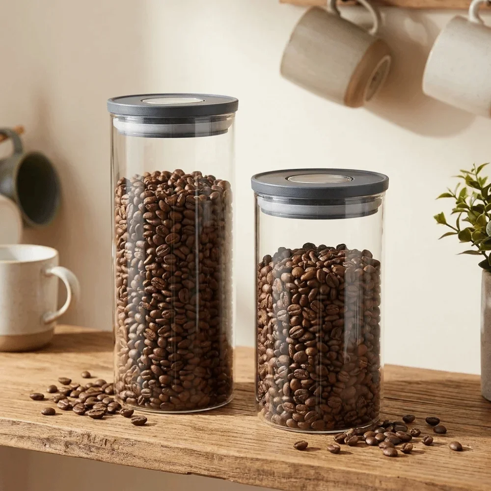 Glass Vacuum Sealed Tank Trans - Coffee Tea Press recension och pris