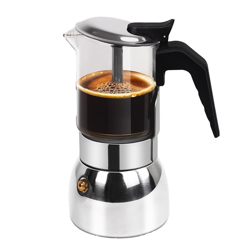 ABUI-Clear Glass 4 Cup Moka Po - Moka Pot Stove recension och pris