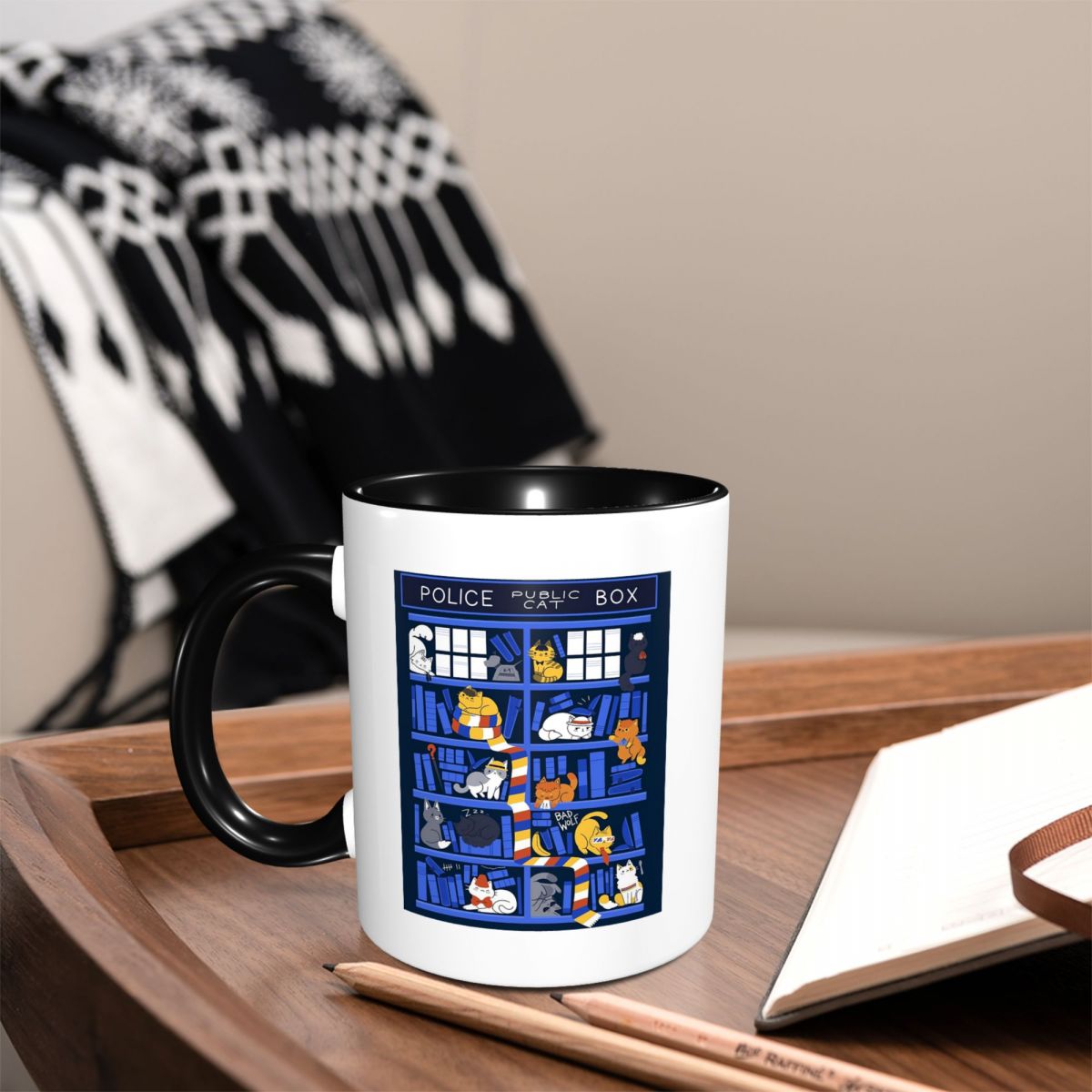 Library Box Who Mug Funny Cera - Coffee Tea Library recension och pris