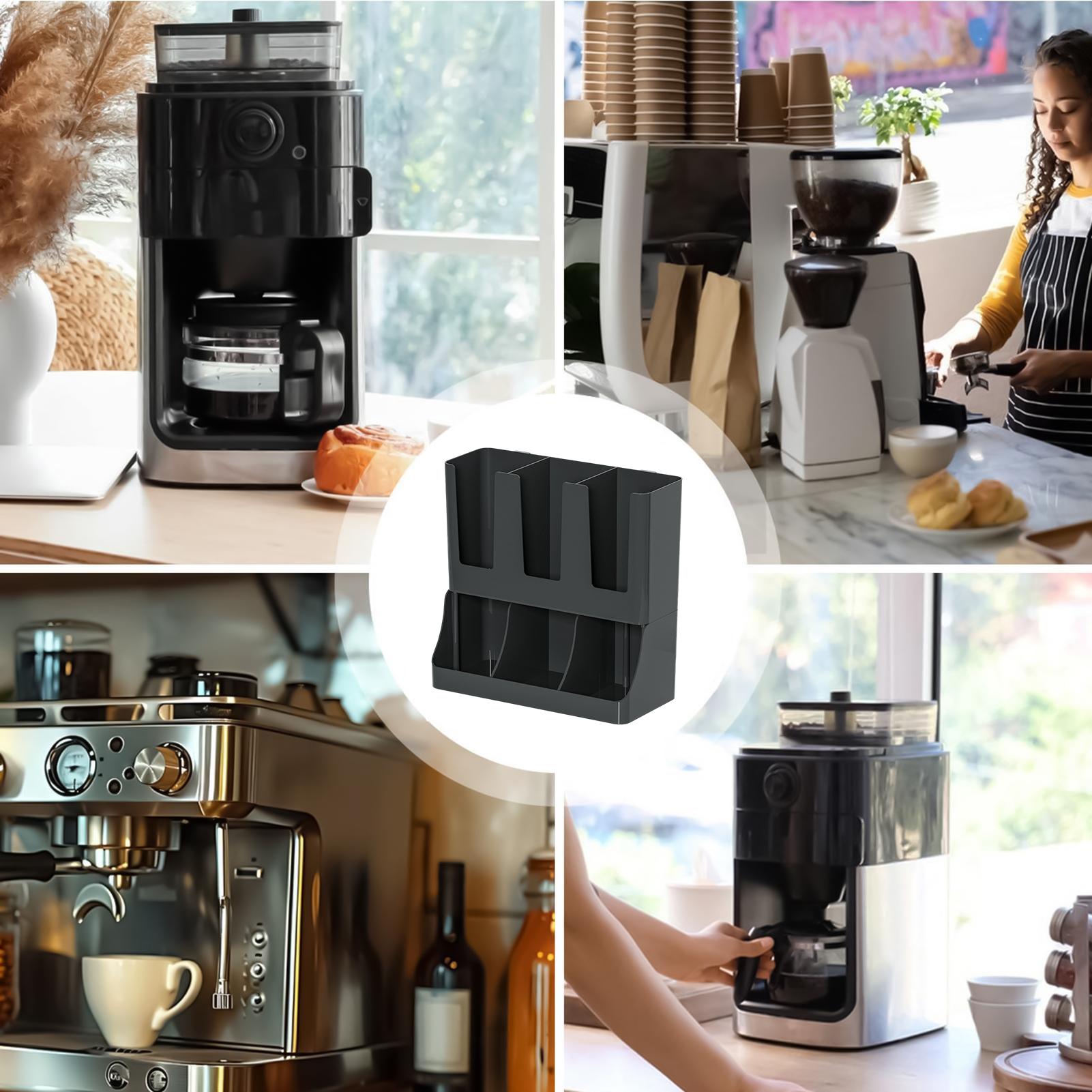Coffee Organizer 6-Compartment - Tea Coffee Set Up recension och pris