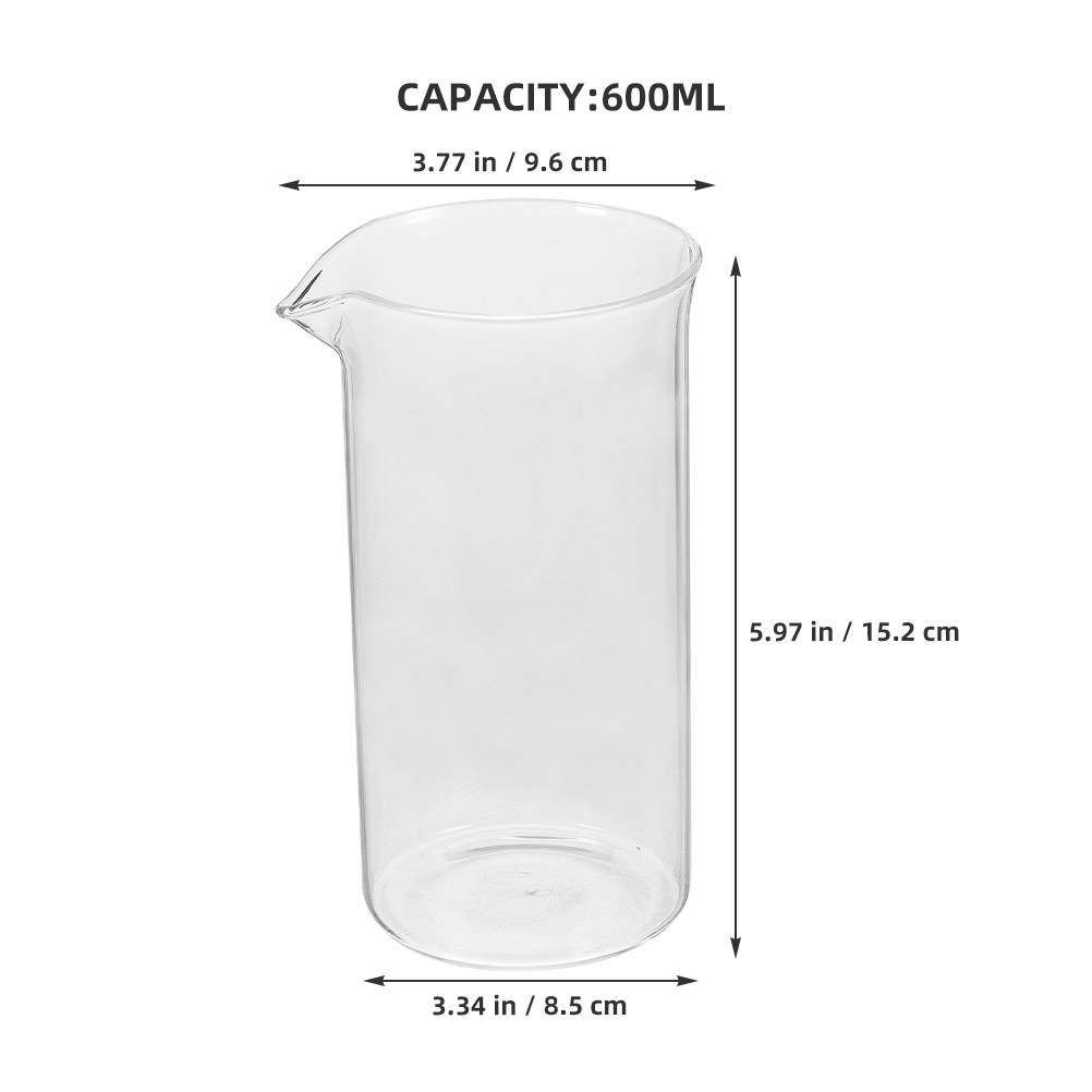 Heat Resistant Glass Coffee Pr - Coffee Tea Press recension och pris