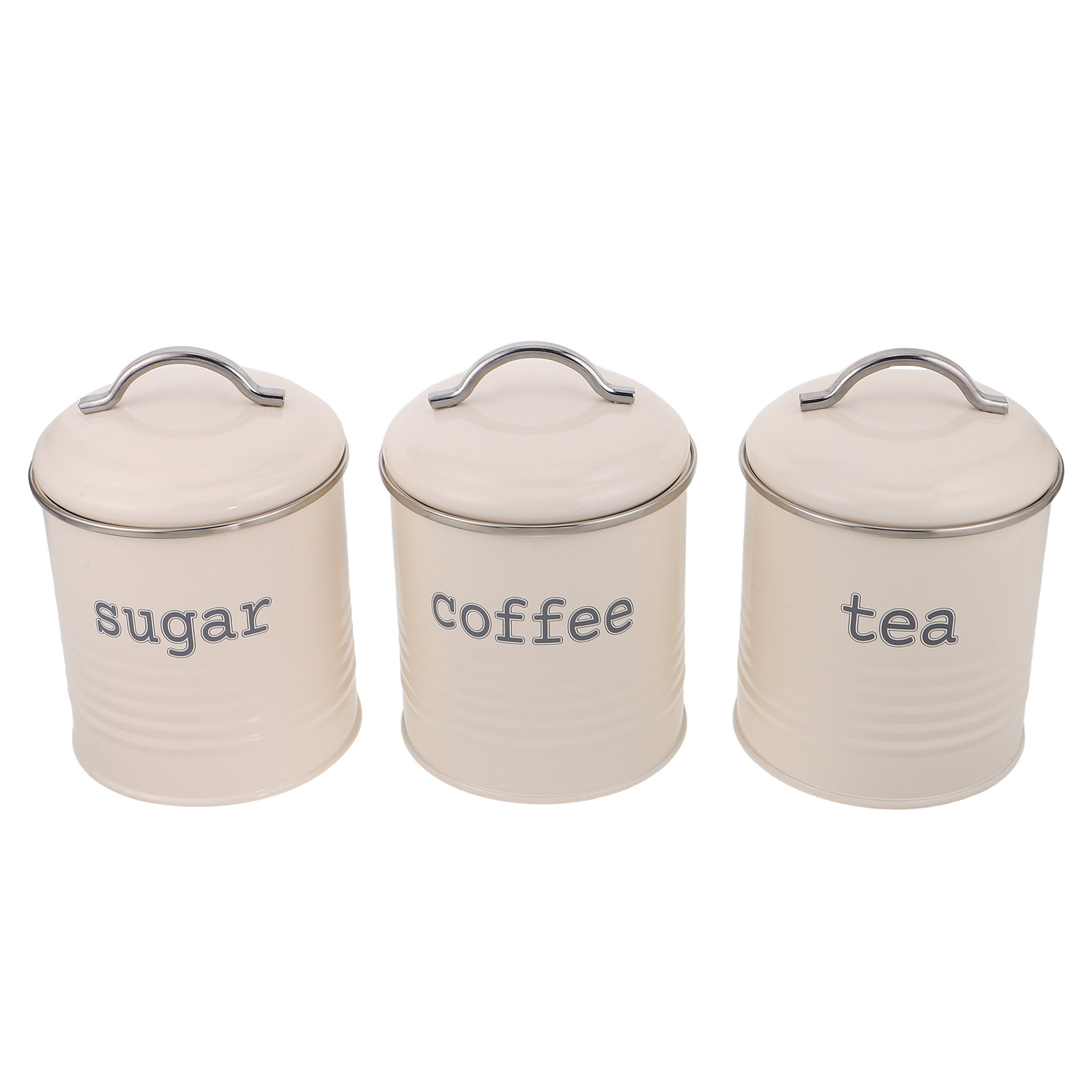3Pcs Sealed Coffee Bean Contai - Coffee Tea Jar Set recension och pris