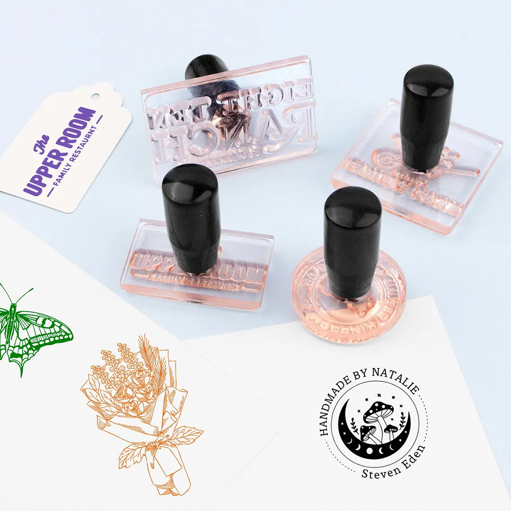 custom stamp Personalized Wedd - Coffee Tea Name recension och pris