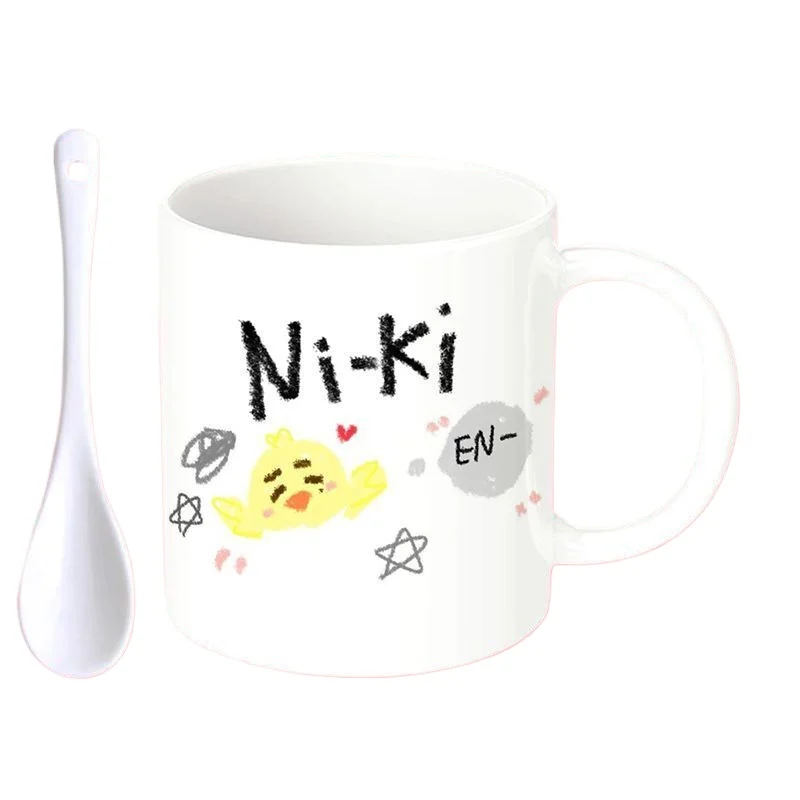 ENHYPENED Lovely Cartoon Perip - Coffee Tea Love recension och pris