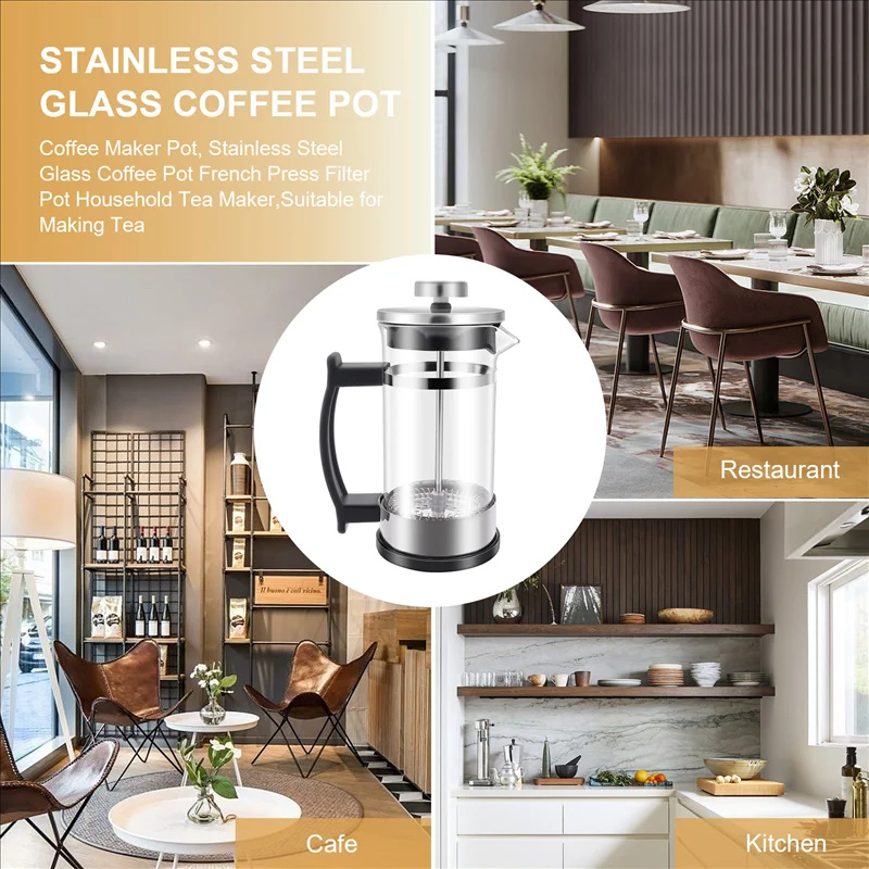Coffee French Press Pot With F - Coffee Tea Press recension och pris