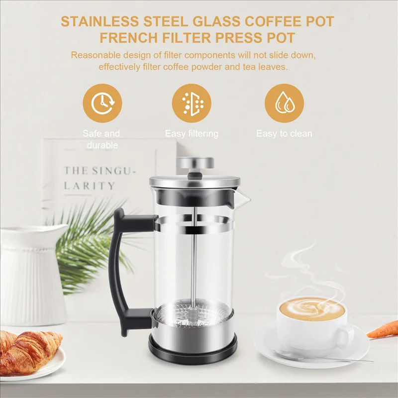 Coffee French Press Pot With F - Coffee Tea Press recension och pris